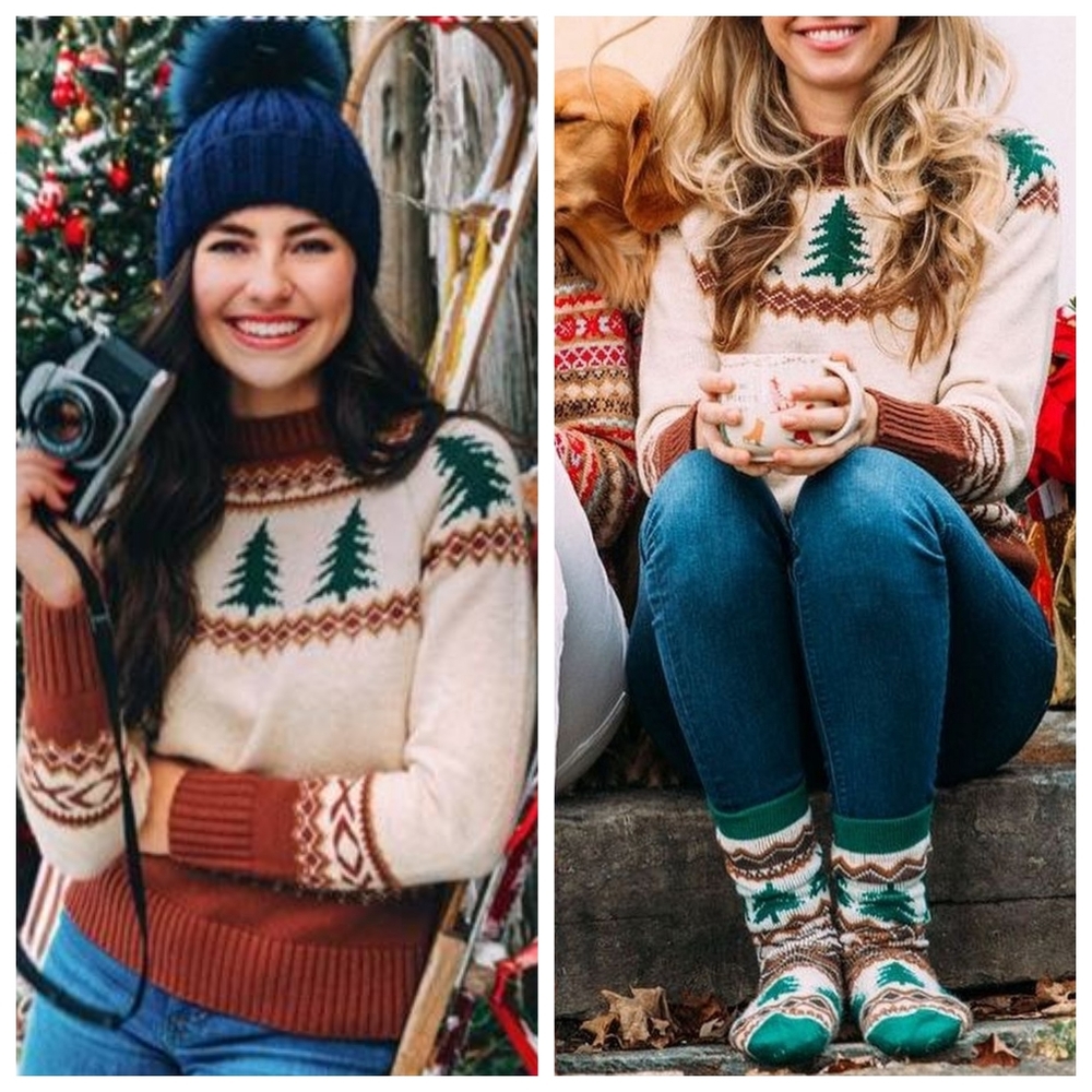 KJP Evergreen sweater XS Christmas Tree Kiel James Patrick